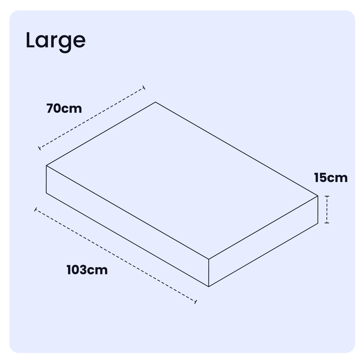 Charcoal Fabric Dog Bed  Barking Beds