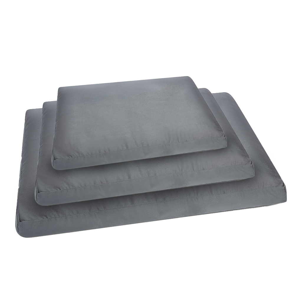 Charcoal Fabric Dog Bed  Barking Beds