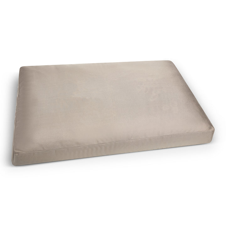 Taupe Fabric Dog Bed  Barking Beds