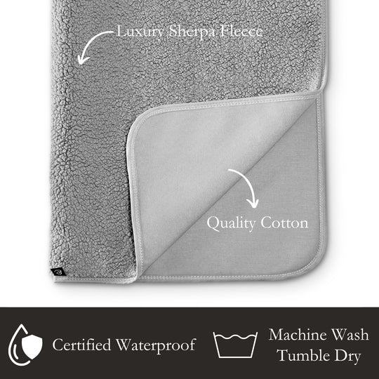 Pup & Kit - PetProtector® Waterproof Pet Blanket - Grey Blankets Pup & Kit