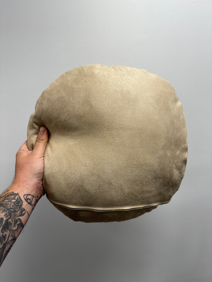 Custom Dog Photo Cushion - Round - Faux Suede Cushions Prodigi