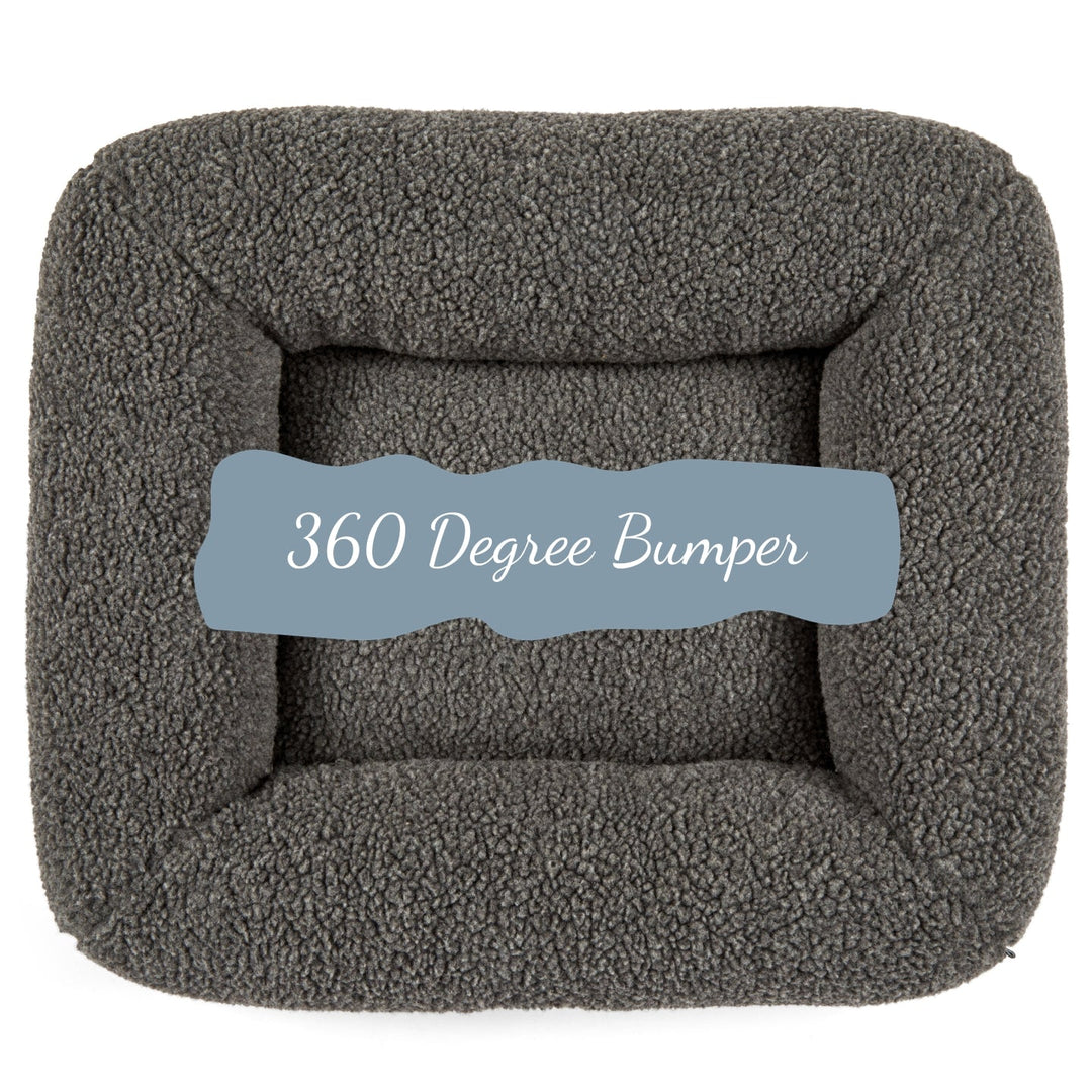 Pup & Kit - PupPillow® Luxury Dog Bed - Slate Grey Dog Beds Pup & Kit