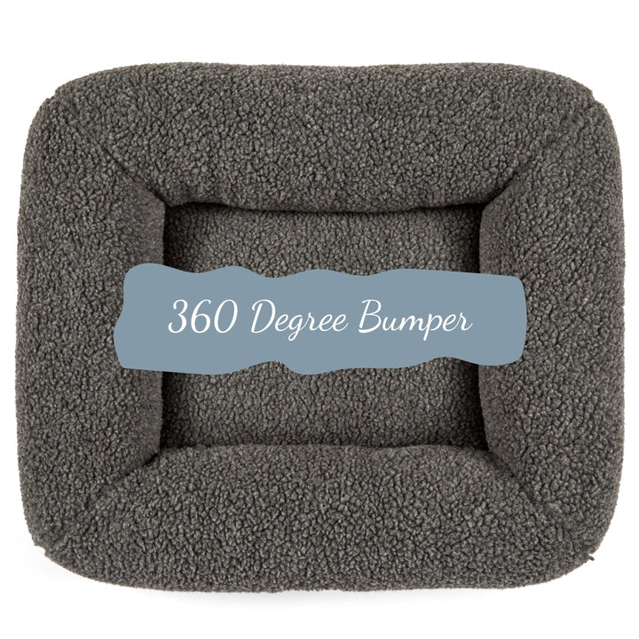 Pup & Kit - PupPillow® Luxury Dog Bed - Slate Grey Dog Beds Pup & Kit