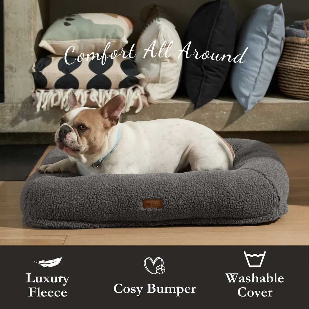 Pup & Kit - PupPillow® Luxury Dog Bed - Slate Grey Dog Beds Pup & Kit