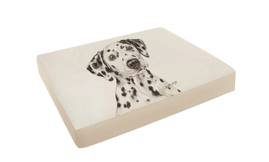 Christine Varley Luxury Printed Dog Bed - Dalmatian  Barking Beds