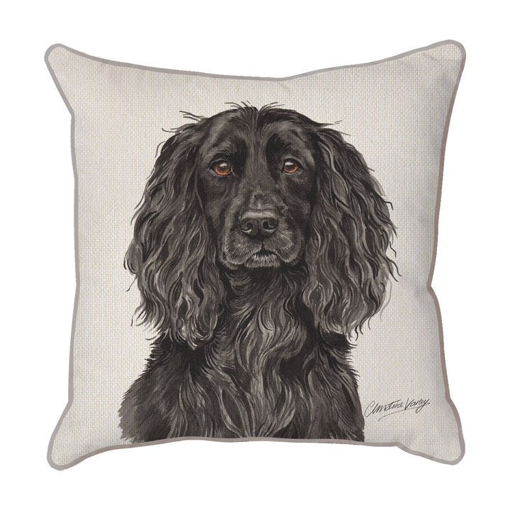 Christine Varley | Working Cocker | Dog Scatter Cushion Cushions Christine Varley