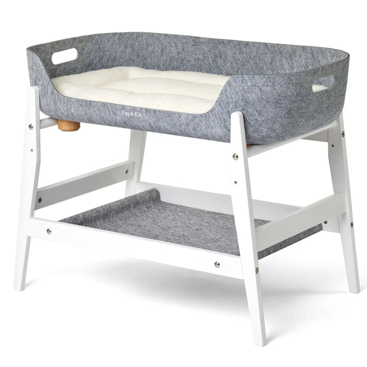 Pup & Kit - PetNest® Bedside Pet Bed - White Dog Beds Pup & Kit Natural  