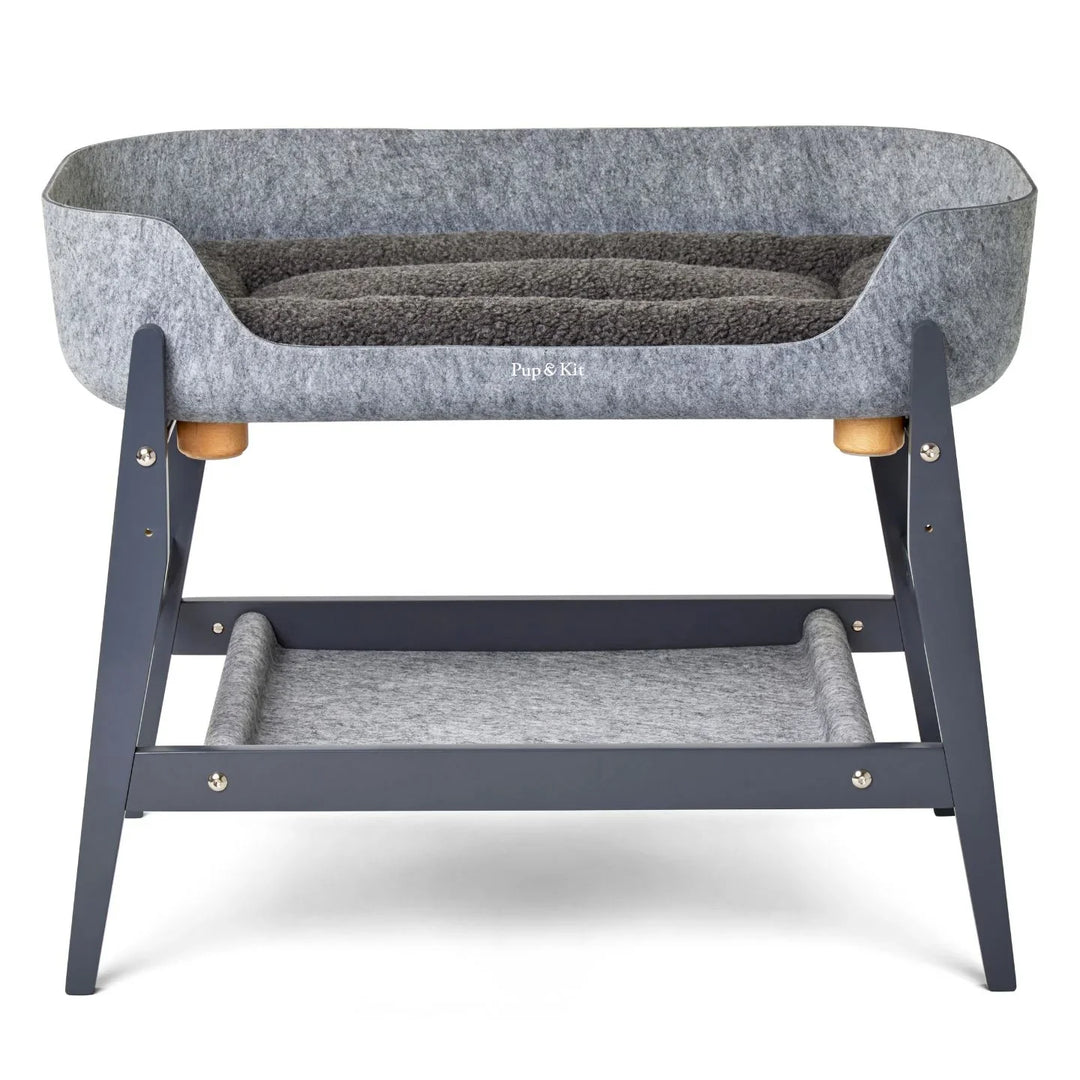 Pup & Kit - PetNest® Bedside Pet Bed - Slate Grey Dog Beds Pup & Kit Slate Grey  