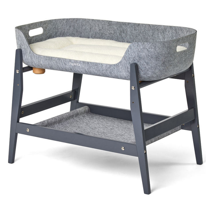 Pup & Kit - PetNest® Bedside Pet Bed - Slate Grey Dog Beds Pup & Kit   