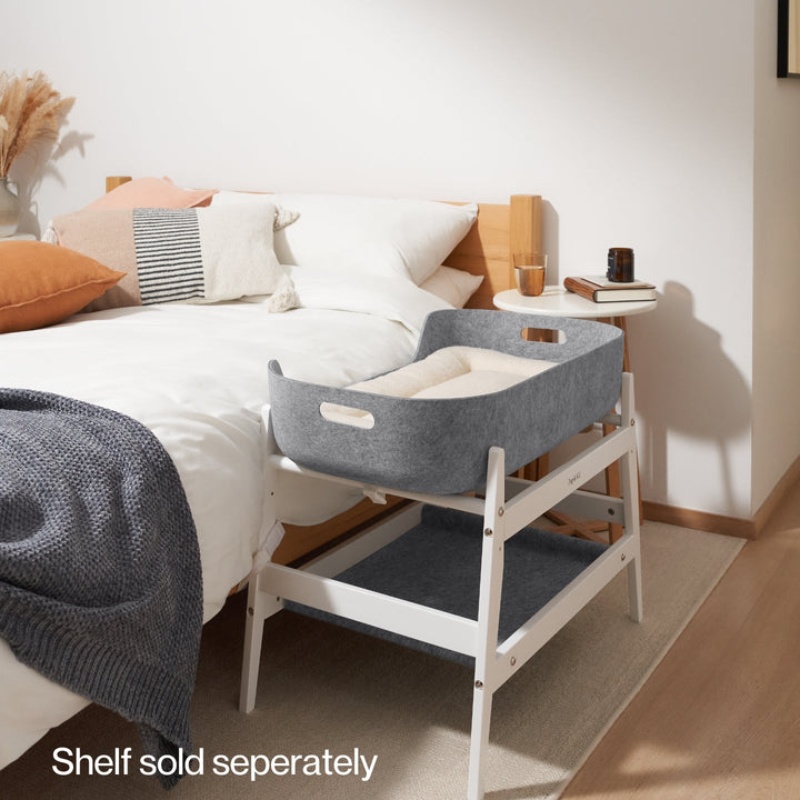 Pup & Kit - PetNest® Bedside Pet Bed - White Dog Beds Pup & Kit   