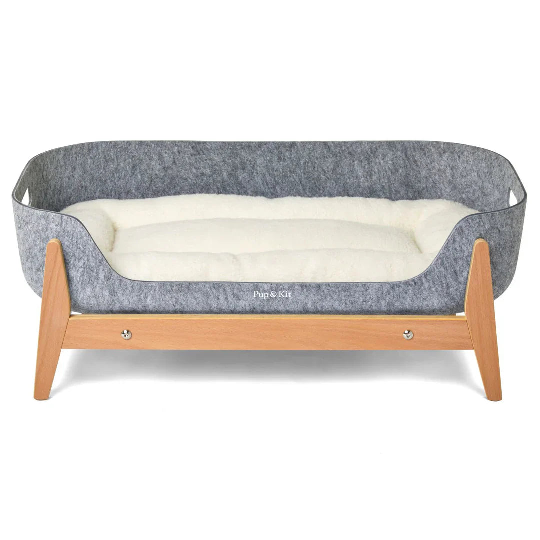 Pup & Kit - PetNest® Raised Dog Bed - Natural Dog Beds Pup & Kit Natural  