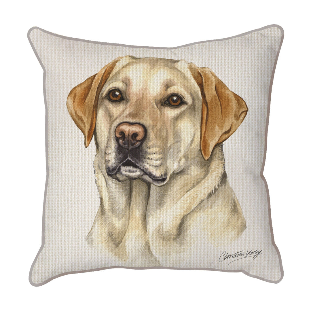 Christine Varley | Golden Lab | Dog Scatter Cushion Cushions Christine Varley   