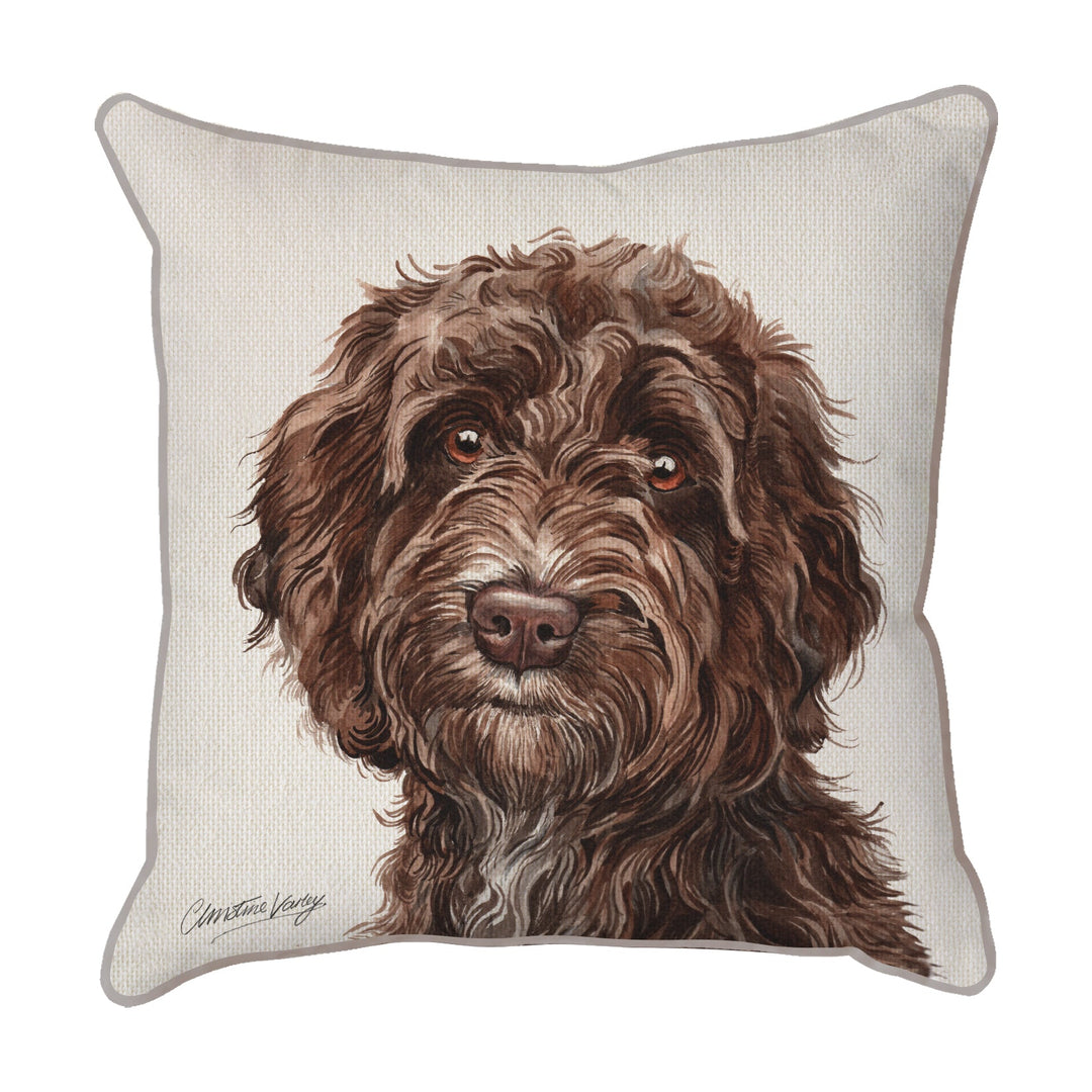 Christine Varley | Cockapoo | Dog Scatter Cushion Cushions Christine Varley   