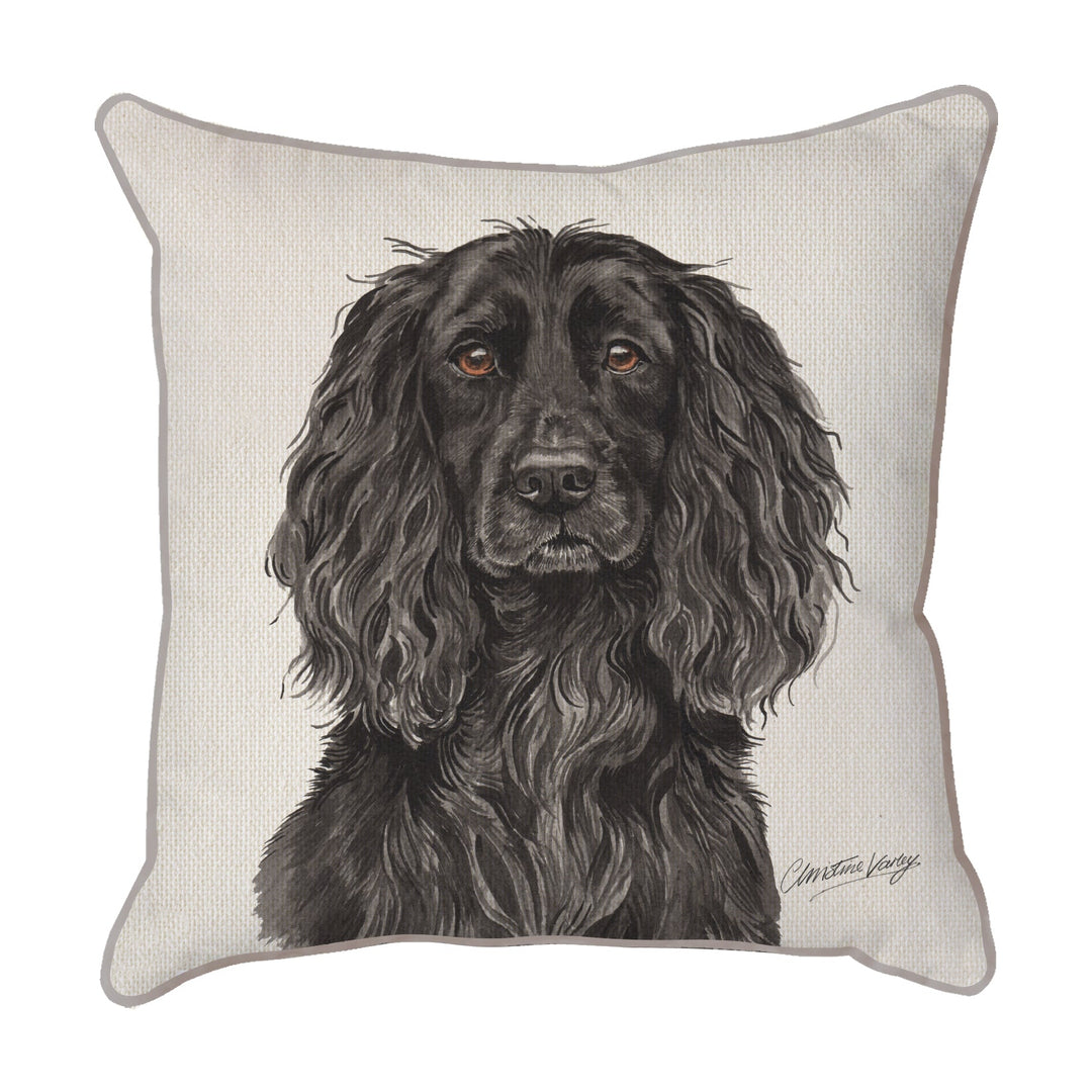 Christine Varley | Working Cocker | Dog Scatter Cushion Cushions Christine Varley   